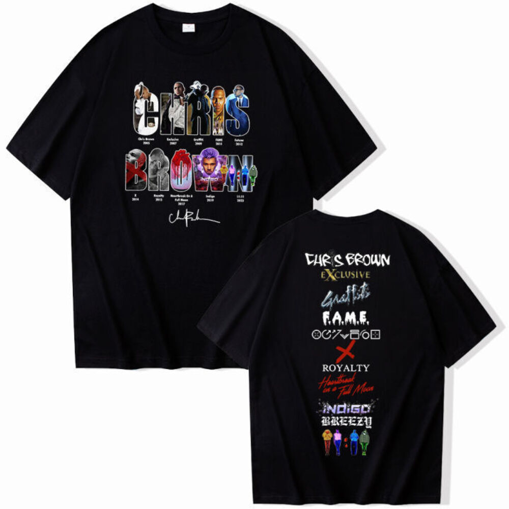 Chris Brown 11 11 TourSummer T-Shirts Unisex 2 Sided